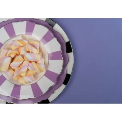 Assiette creuse Harlequin violet Ø23cm>KARE Design Best