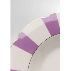 Assiette creuse Harlequin violet Ø23cm><noscript><img width=