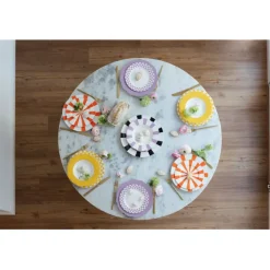 Assiette Harlequin orange Ø22cm><noscript><img width=