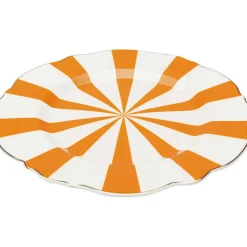 Assiette Harlequin orange Ø22cm><noscript><img width=