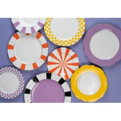Assiette Harlequin orange Ø27cm>KARE Design Discount