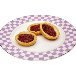 Assiette Harlequin violet Ø21cm><noscript><img width=