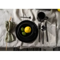 Assiette Organic noire Ø20cm><noscript><img width=