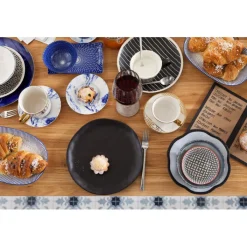 Assiette Organic noire Ø26cm>KARE Design Online