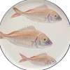 Assiette Poisson bleu Ø27cm assorties>KARE Design