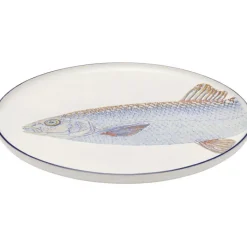 Assiette Poisson bleu Ø27cm assorties><noscript><img width=