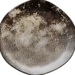 Assiette Savannah marron/gris Ø26cm>KARE Design Clearance