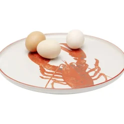 Assiettes Crabes rouges Ø27cm assorties><noscript><img width=