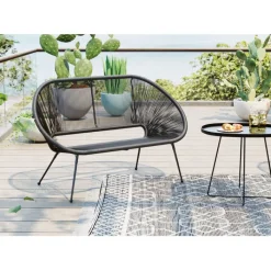 Banquette Acapulco Mono noir>KARE Design