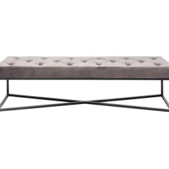 Banquette Crossover gris noir 150x40cm>KARE Design Clearance