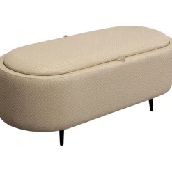 Banquette Venezia Storage crème 100cm>KARE Design Outlet