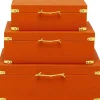 Boîte Noah orange (3/Set)>KARE Design