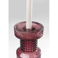 Bougeoir Marvelous Duo fuchsia gris 49cm><noscript><img width=