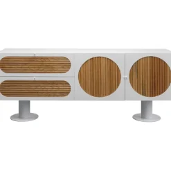 Buffet Atomic blanc 183x76cm>KARE Design Sale