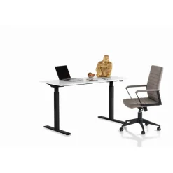 Bureau Office noir blanc 120x60cm>KARE Design New