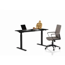 Bureau Office noir noir 140x70><noscript><img width=