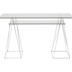 Bureau Polar chromé 8 mm (verre trempé)><noscript><img width=