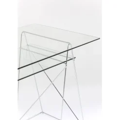Bureau Polar chromé 8 mm (verre trempé)><noscript><img width=