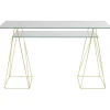 Bureau Polar laiton-verre trempé 8mm>KARE Design
