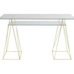 Bureau Polar laiton-verre trempé 8mm>KARE Design