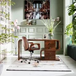 Bureau Soft Snake noyer 150x70cm><noscript><img width=