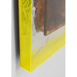 Cadre décoratif Crumple rouge 60x90cm><noscript><img width=
