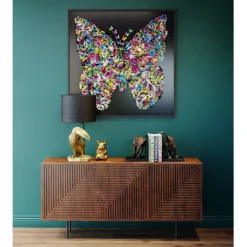 Cadre décoratif Farfalla 120x120cm>KARE Design New