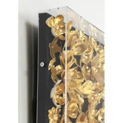 Cadre décoratif Gold Flower 60x60cm><noscript><img width=
