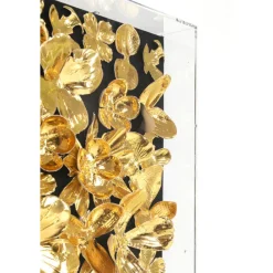 Cadre décoratif Gold Flower 60x60cm><noscript><img width=
