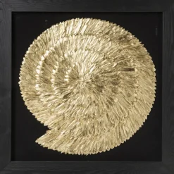 Cadre décoratif Golden Snail 120x120cm>KARE Design