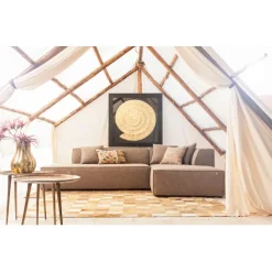 Cadre décoratif Golden Snail 120x120cm>KARE Design