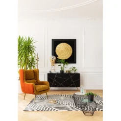 Cadre décoratif Golden Snail 120x120cm><noscript><img width=