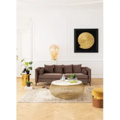 Cadre décoratif Golden Snail 120x120cm><noscript><img width=