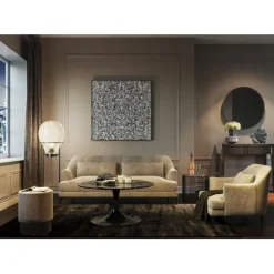 Cadre décoratif Silver Flower 100x100cm>KARE Design Best