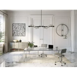 Cadre décoratif Silver Flower 100x100cm><noscript><img width=