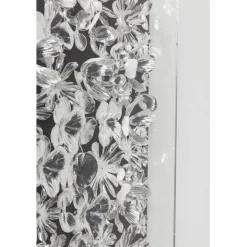 Cadre décoratif Silver Flower 100x100cm><noscript><img width=