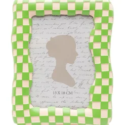 Cadre photo Checker vert 13x18cm>KARE Design