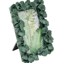 Cadre photo Ginkgo Leaf vert 17x20cm><noscript><img width=