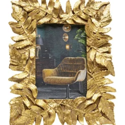 Cadre photo Gold Leaves 10x15cm>KARE Design Discount