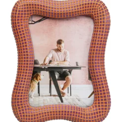 Cadre photo Wavy orange 13x18cm>KARE Design Outlet