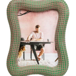 Cadre photo Wavy vert 13x18cm>KARE Design Outlet