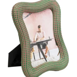 Cadre photo Wavy vert 13x18cm>KARE Design Outlet