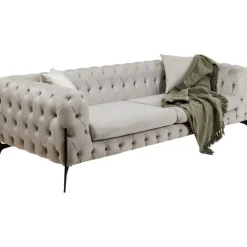 Canapé Bellissima 3-places taupe 240cm><noscript><img width=