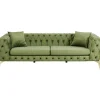 Canapé Bellissima 3-places velours vert 240cm>KARE Design Sale