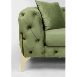 Canapé Bellissima 3-places velours vert 240cm><noscript><img width=