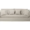 Canapé Boheme 3,5 places crème 230cm>KARE Design
