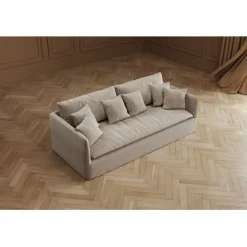 Canapé Boheme 3,5 places crème 230cm><noscript><img width=