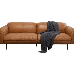 Canapé Calgary cuir marron clair 228cm><noscript><img width=