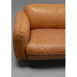 Canapé Calgary cuir marron clair 228cm><noscript><img width=