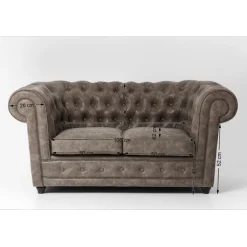 Canapé Cambridge 2 places Vintage Smart>KARE Design New